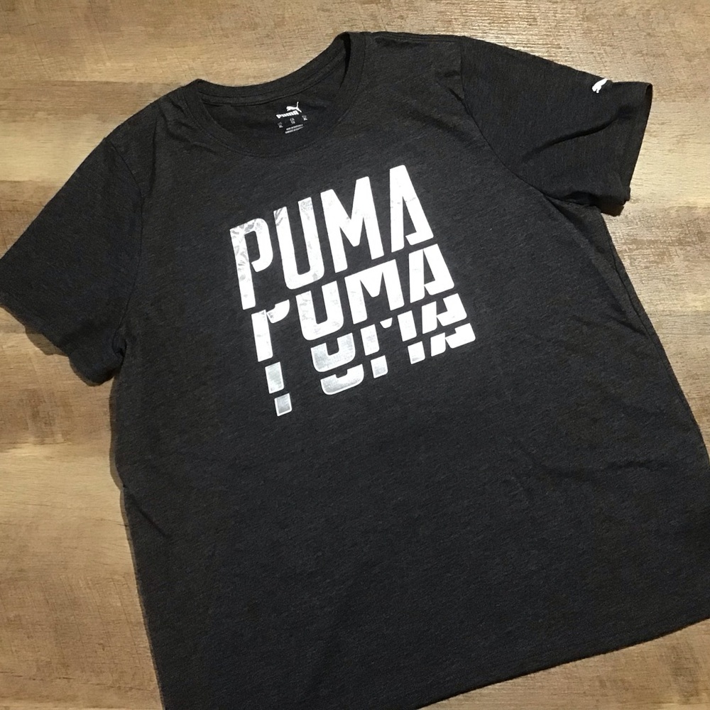 Puma Youth Kids Size XL T-Shirt Gray